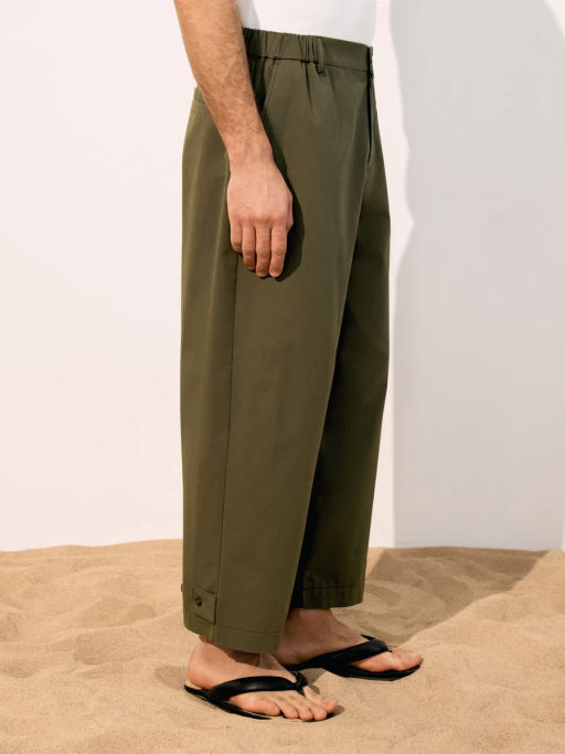 Брюки из хлопка широкого кроя ZR2605042115-13 / Zarina