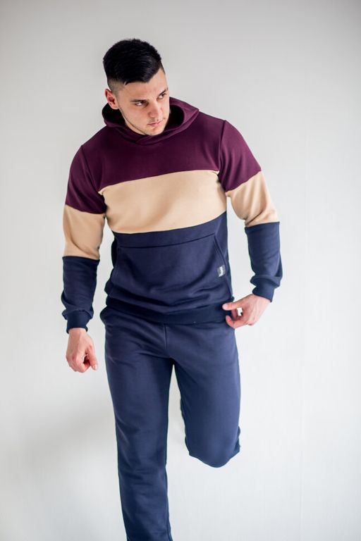 футер 3х нитка ПЕТЛЯ Мужской костюм ColourBlock