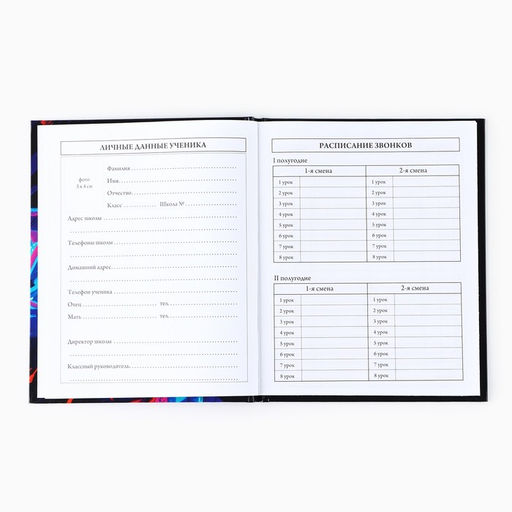 Дневник школьный для 1-11 класса, в твердой обложке, 40 л. «Аниме. Парень»