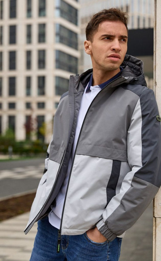 Куртка SCM-KS108-C l.grey - Fine joyce фото 3