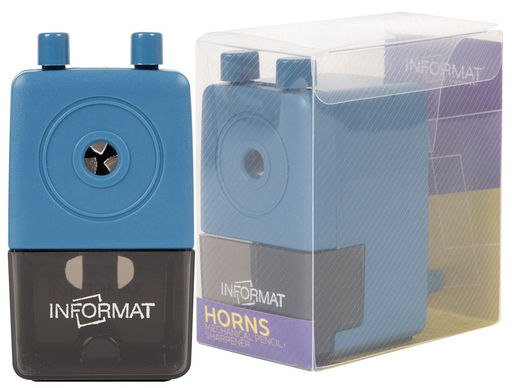 Точилка механическая Informat "Horns" пласт. (MTHR-LBI, 251766)