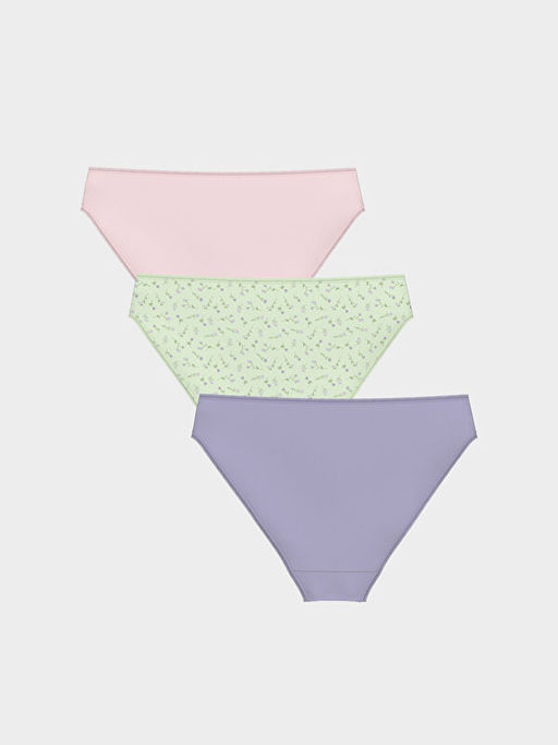 ?i?ekli Bikini K?lot 3l?