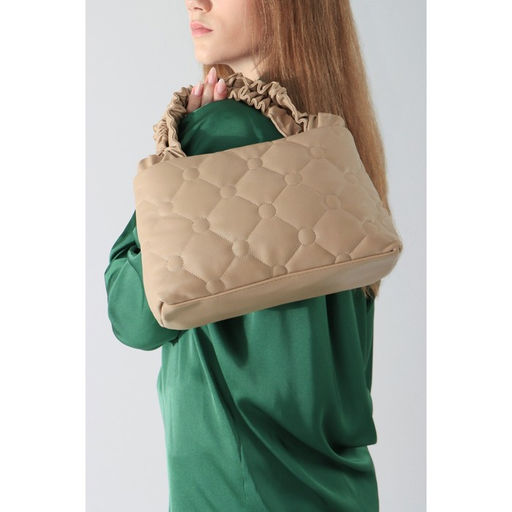 Сумка-тоут на молнии, длинный ремень, цвет бежевый - Simaland фото 4