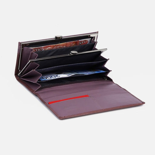 Кошелёк на магнитах, цвет тёмно-розовый - Simaland фото 3