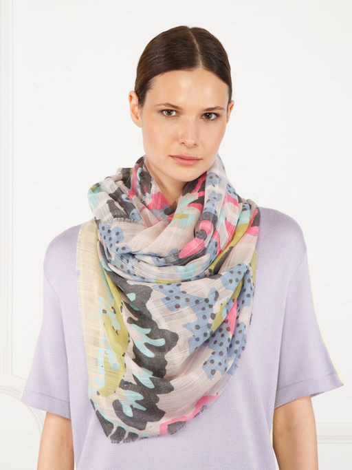 Палантин жен. хл+тенс 93х188 LBL20-851-06