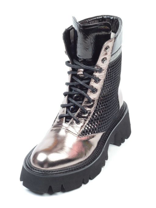 01-C1101-2 GOLD Ботинки женские (натуральная кожа, байка) - Фабричный китай фото 6