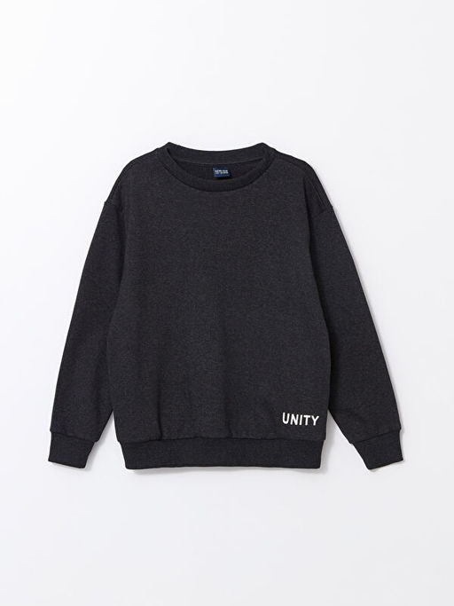 Bisiklet Yaka Erkek ?ocuk Sweatshirt