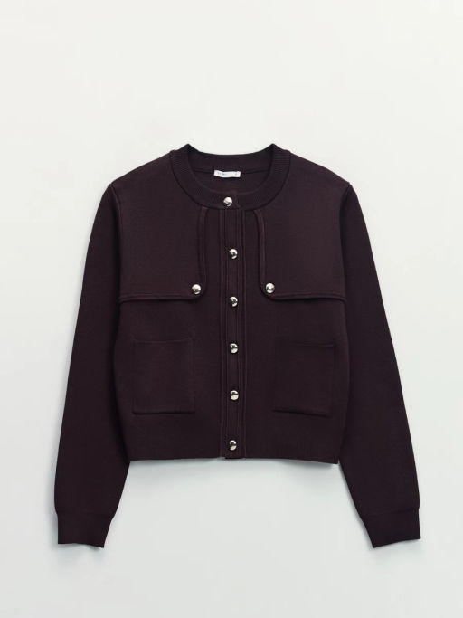 Вязаный джемпер из вискозы / Zarina фото 8