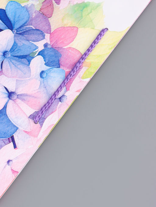 Цена за 2 шт. Пакет подарочный ламинированный вертикальный Цветочные мелодии, 33?42.5?10 см