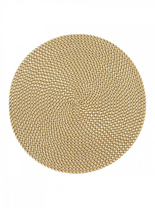 Набор салфеток сервировочных D38, 4 шт. золото полипропилен - Denastia фото 2