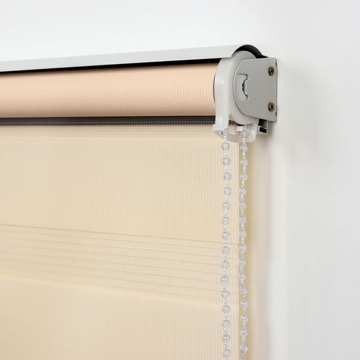 Штора рулонная День-Ночь, 120180 см (с учётом креплений 3,5 см), цвет бежевый - Simaland фото 4