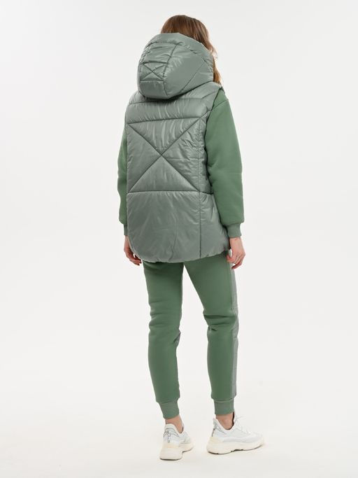 Утепленный жилет oversize - А+б коллекция фото 43
