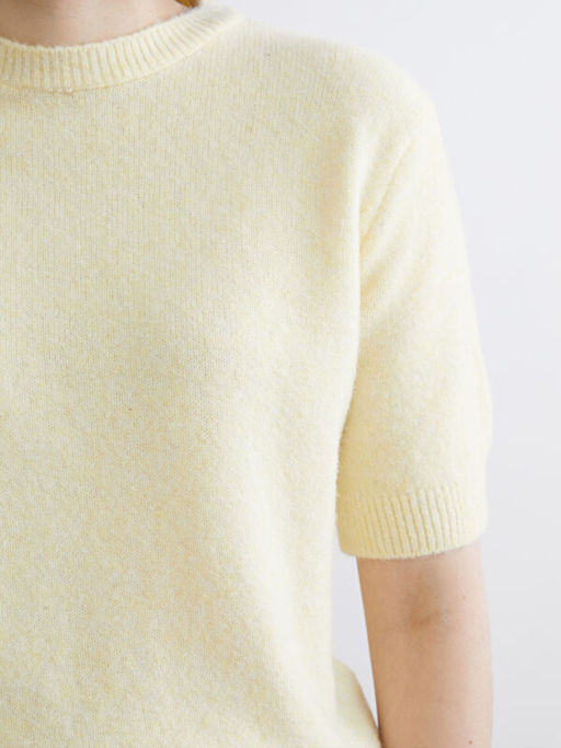 Bisiklet Yaka Kad?n Triko Kazak