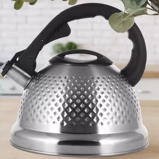 Чайник 2,7л из нержавеющей стали со свистком (100306) /KAMILLE/  фото 9