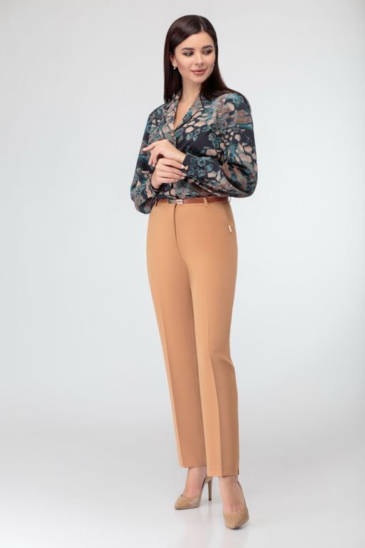 Блуза Swallow 803.2 черный+серебряный узор фото 476