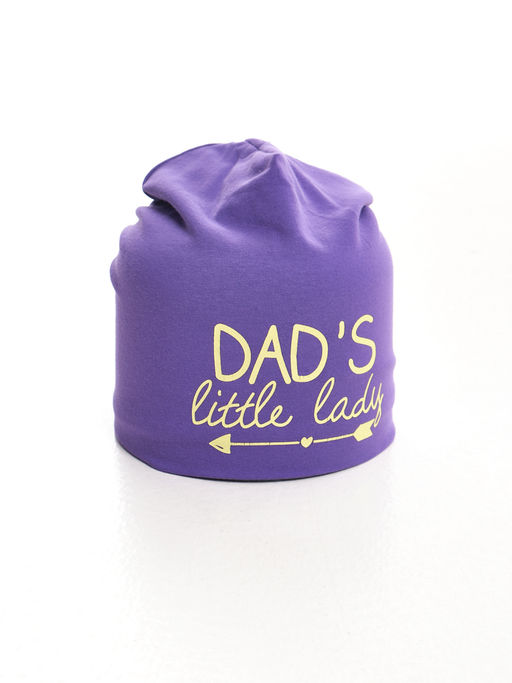 Шапка для девочки UD 3006 сирень/желтый