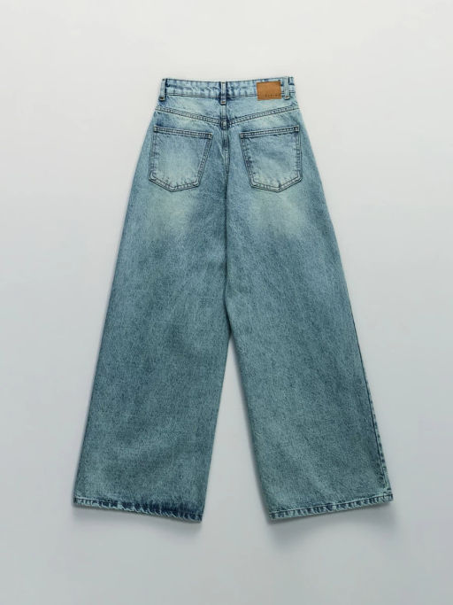 Джинсы ultra wide leg с высокой посадкой / Zarina  фото 7