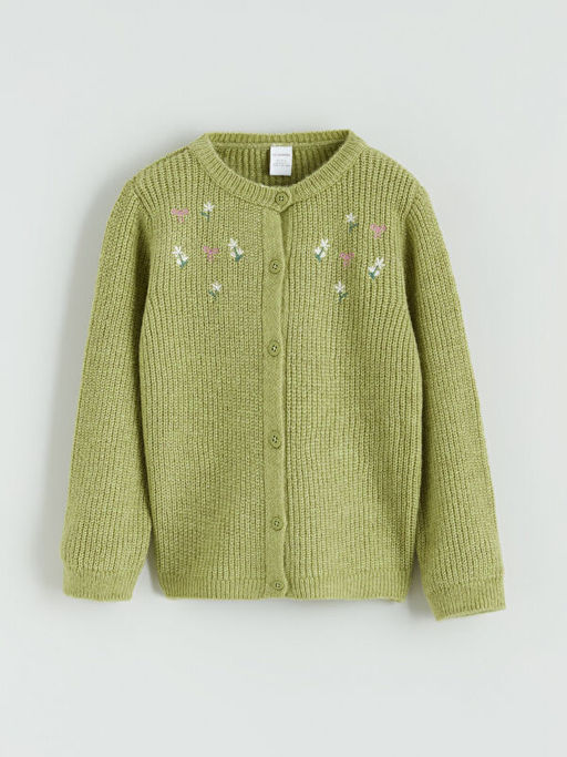 ?i?ek Nak??l? K?z ?ocuk Triko H?rka