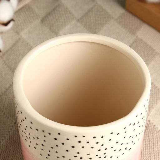 Ваза «Улла», 16×11 см, керамика, розовая