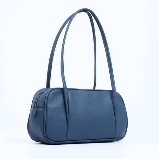 Сумка женская TEXTURA, саквояж, средний размер, цвет синий  фото 3