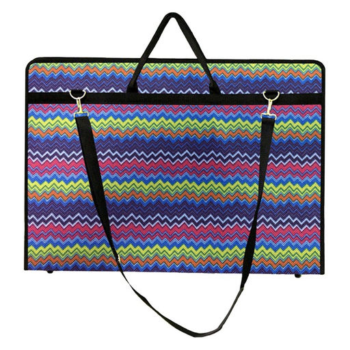 Папка с ручками текстильная, А4, 370×260 мм × 40 мм, каркасная, 2 В4 «Вдохновение. Райе»