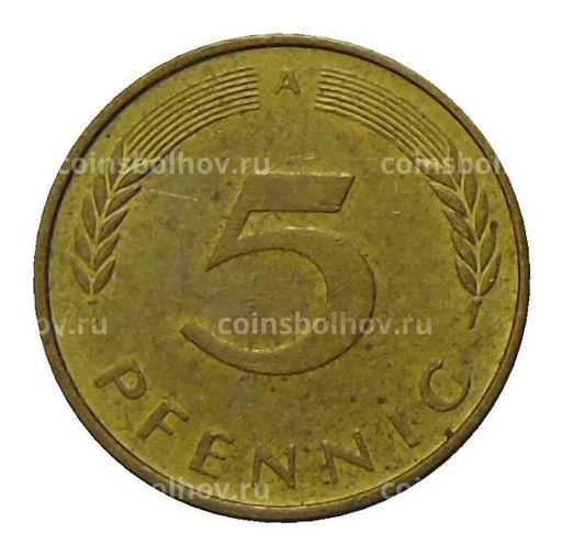 Монета 5 пфеннигов 1996 года A Германия