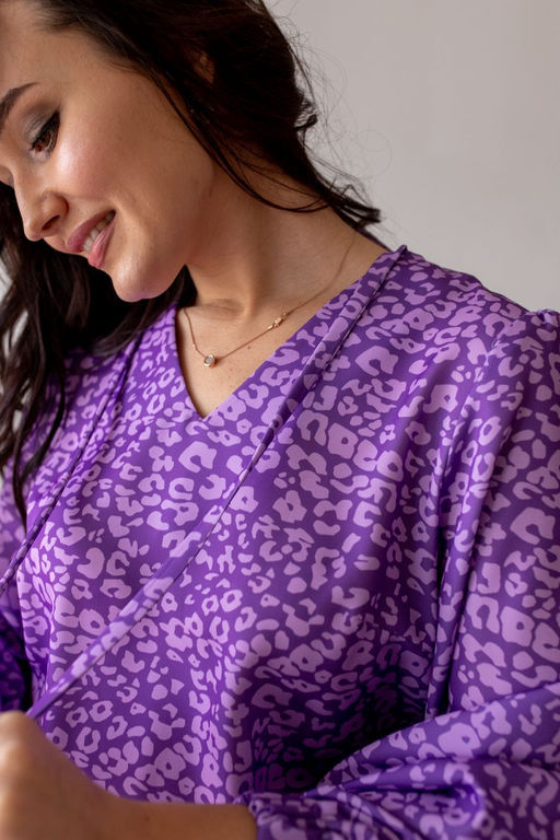 Платье РП-1145 сирень-лео - Angelika фото 7