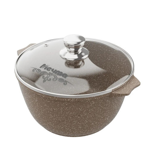 ГРАНИТ BROWN Кастрюля 3,0л, арт. 43806