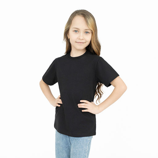 Футболка детская черная