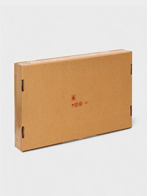 Плетёная корзина для белья с крышкой "Лён" 75л 43×32×60см, цвет графит