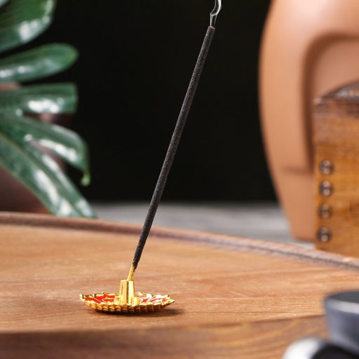 Подставка для благовоний TAKE IT EASY «Лотос малый», эмаль красный