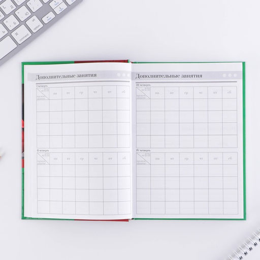 Ежедневник Ежедневник учителя, твёрдая обложка картон 7БЦ, формат А5, 160 листов - Artfox фото 3