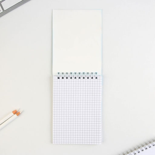 Цена за 10 шт. Блокнот А6, 40 л. на гребне, мягкая обложка Блокнотик милой панды