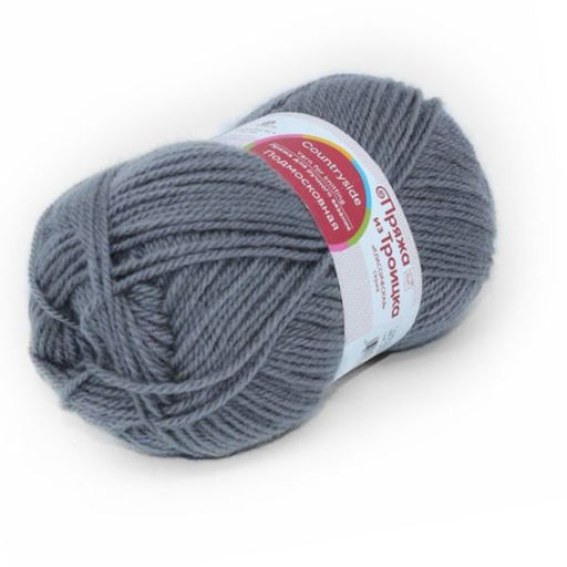 Подмосковная пряжа Россия ТР  50%шерсть 50%акрил 10х100г/250м Цвет:0794-Глубокий синий