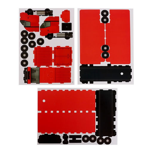 Конструктор Новогоднее путешествие, 34 детали и гирлянда - Unicon фото 2