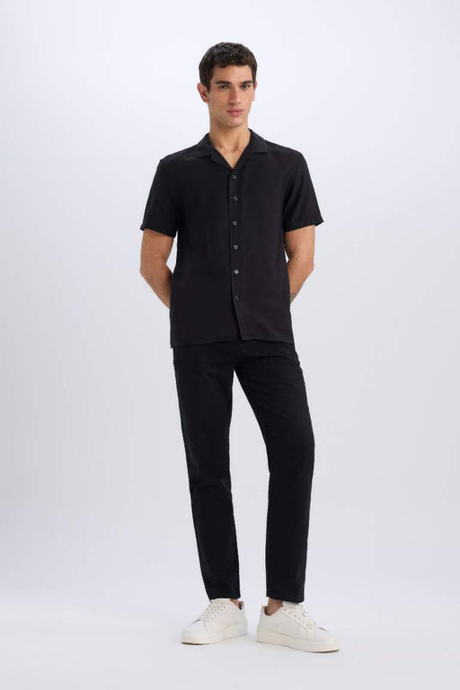 Yazl?k Jogger Pantolon Slim Fit Dar Kesim Duz Paca Pamuklu Cepli - Defacto фото 2