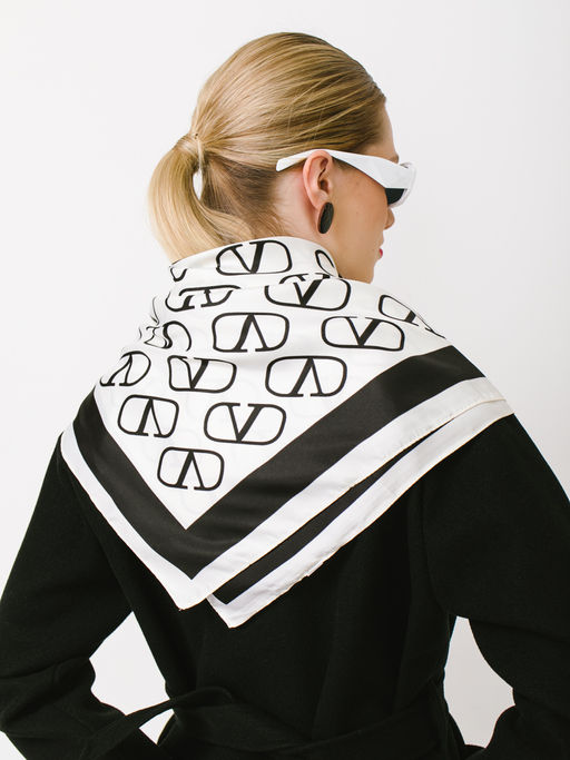 Большой мягкий очень нежный двусторонний платок - Tantino фото 5