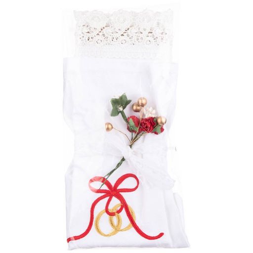 НАБОР ДЛЯ СЕРВИРОВКИ СТОЛА САЛФЕТКА+ МЕШОЧЕК СОВЕТ ДА ЛЮБОВЬ,40Х40СМ,100 - Lefard фото 2