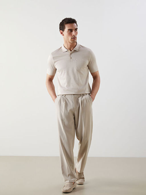 Polo Yaka K?sa Kollu Erkek Ti??rt