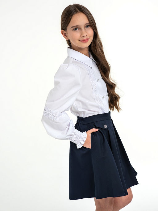 Школьная блузка для девочек Mooriposh, модель 06214