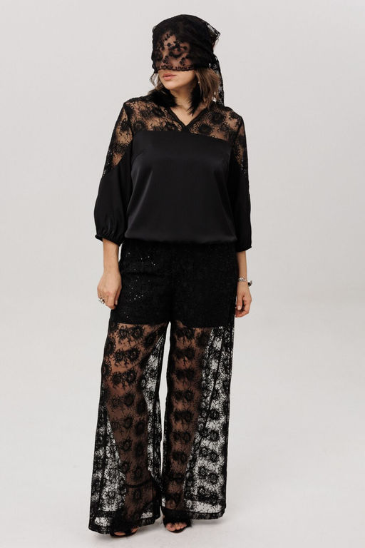 Блуза ANELLI 1790 черный бриллиант