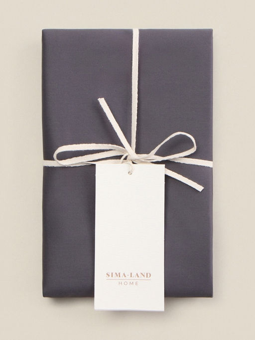 Комплект наволочек SL Home Graphite, 7070+3 см, 2 шт., сатин, хлопок 100% - Sima-land home фото 4