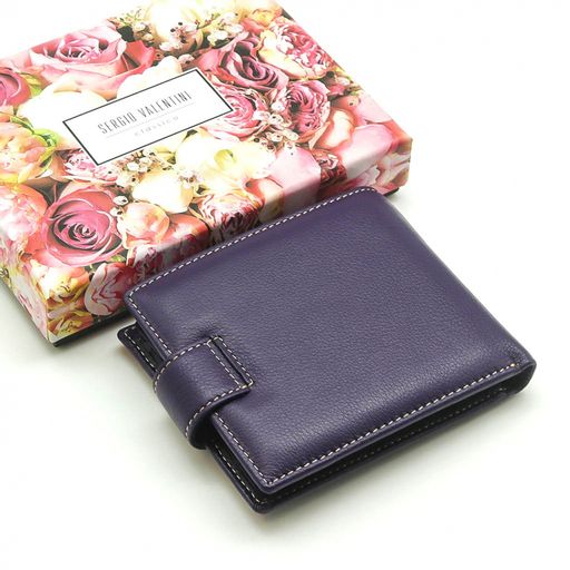 Маленький женский кожаный кошелек Sergio Valentini СВ 8094-014 фото 4