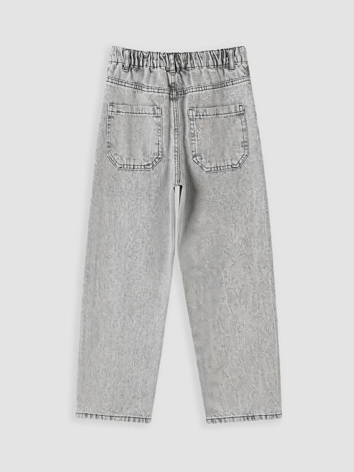 Baggy Fit Erkek ?ocuk Jean Pantolon