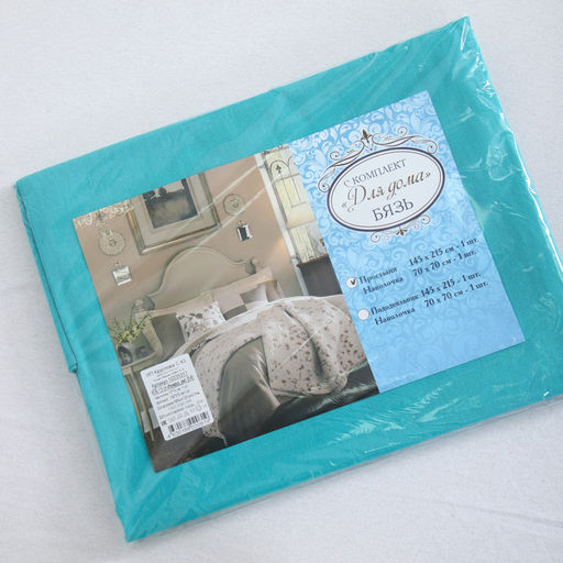 Комплект 1.5сп Изумруд 3-8 (простыня 150х215см, наволочка 70х70см) бязь, 120г/м, хл100% - Атра фото 6