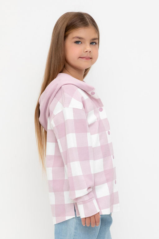 КР 302698-1/фламинго,клетка виши к541 рубашка для дев