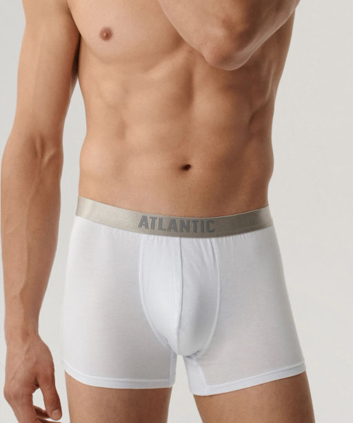 ATLANTIC BMH-012 Трусы шорты Basic белый  фото 4