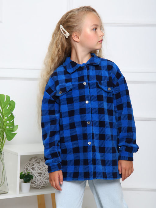 РБ013 Рубашка Мейн (синий) - Милаша фото 3