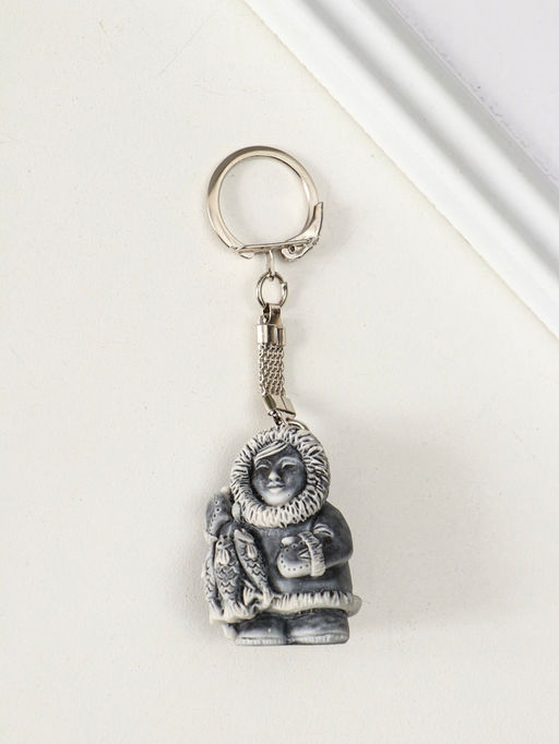 Брелок "Хант с вязанкой рыбы маленький" 4,1 см