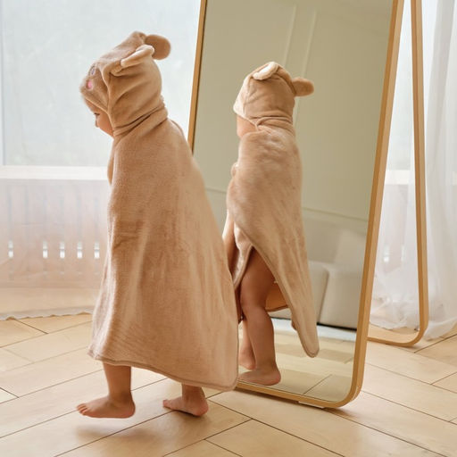 Полотенце-уголок LoveLife Мишка, 60х85 см, 100% пэ, велсофт 450 г/м2  фото 4